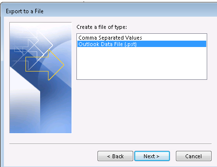 export file