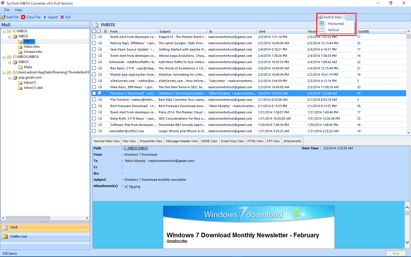 How to Transfer MBOX Files into PST Form 4.0